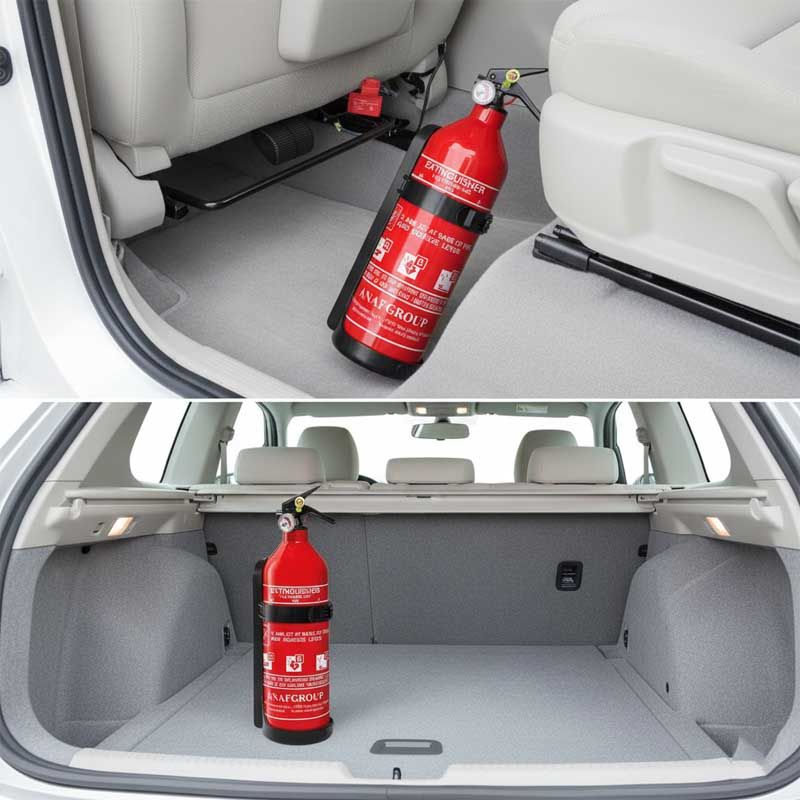 Extintor 1 kg coche
