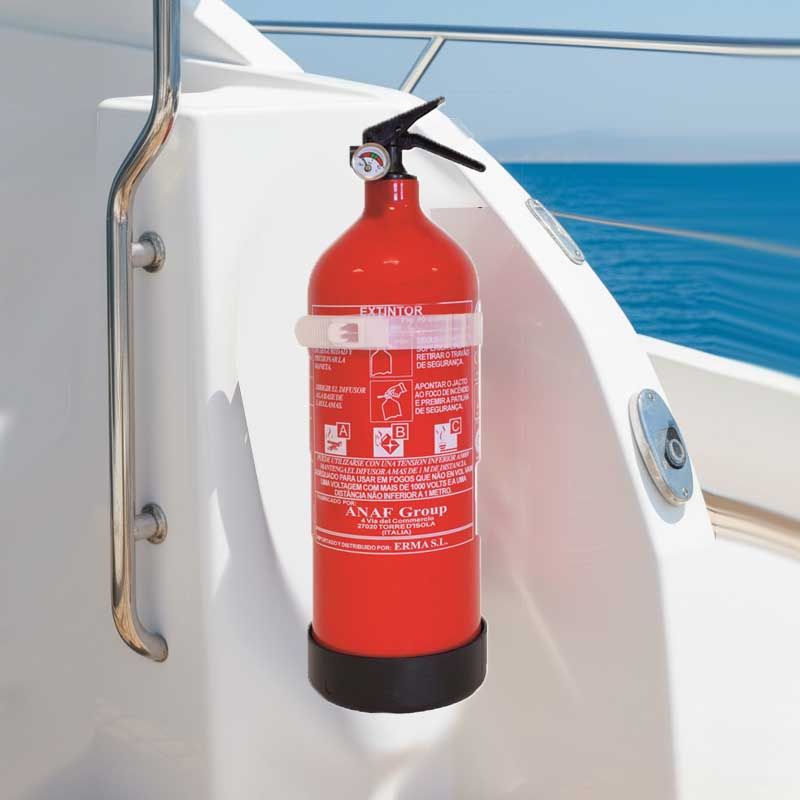 Extintor 2 kg abc para barco