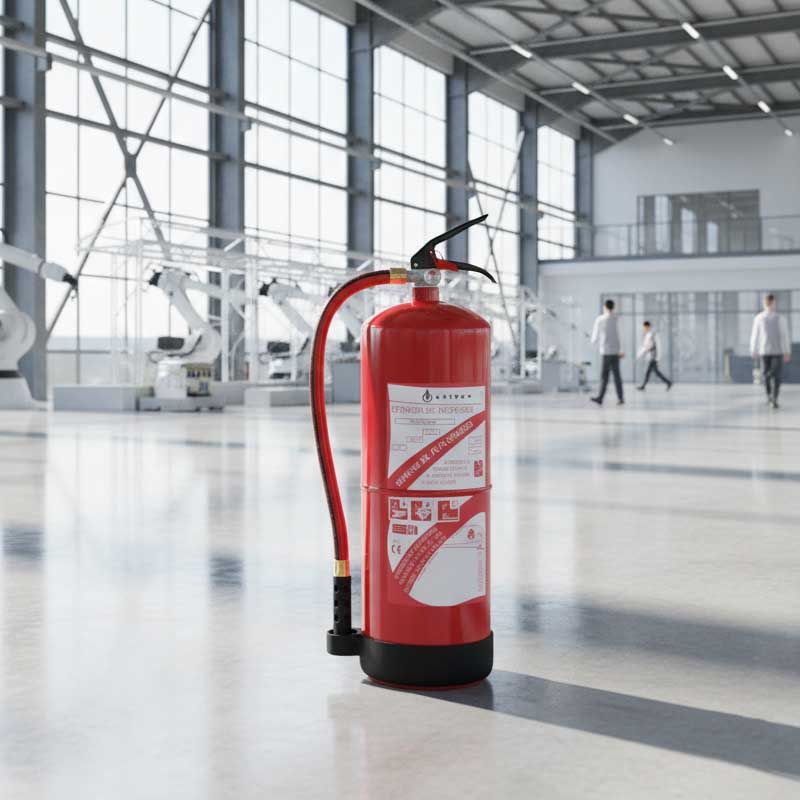 Extintor 9 kg abc nave Industrial