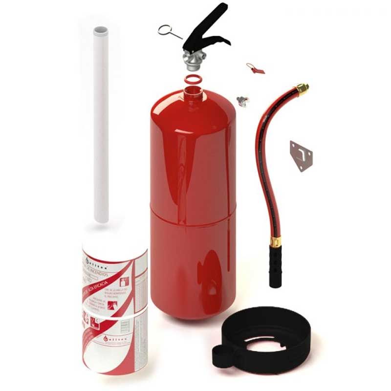 Piezas extintor 9 kg abc